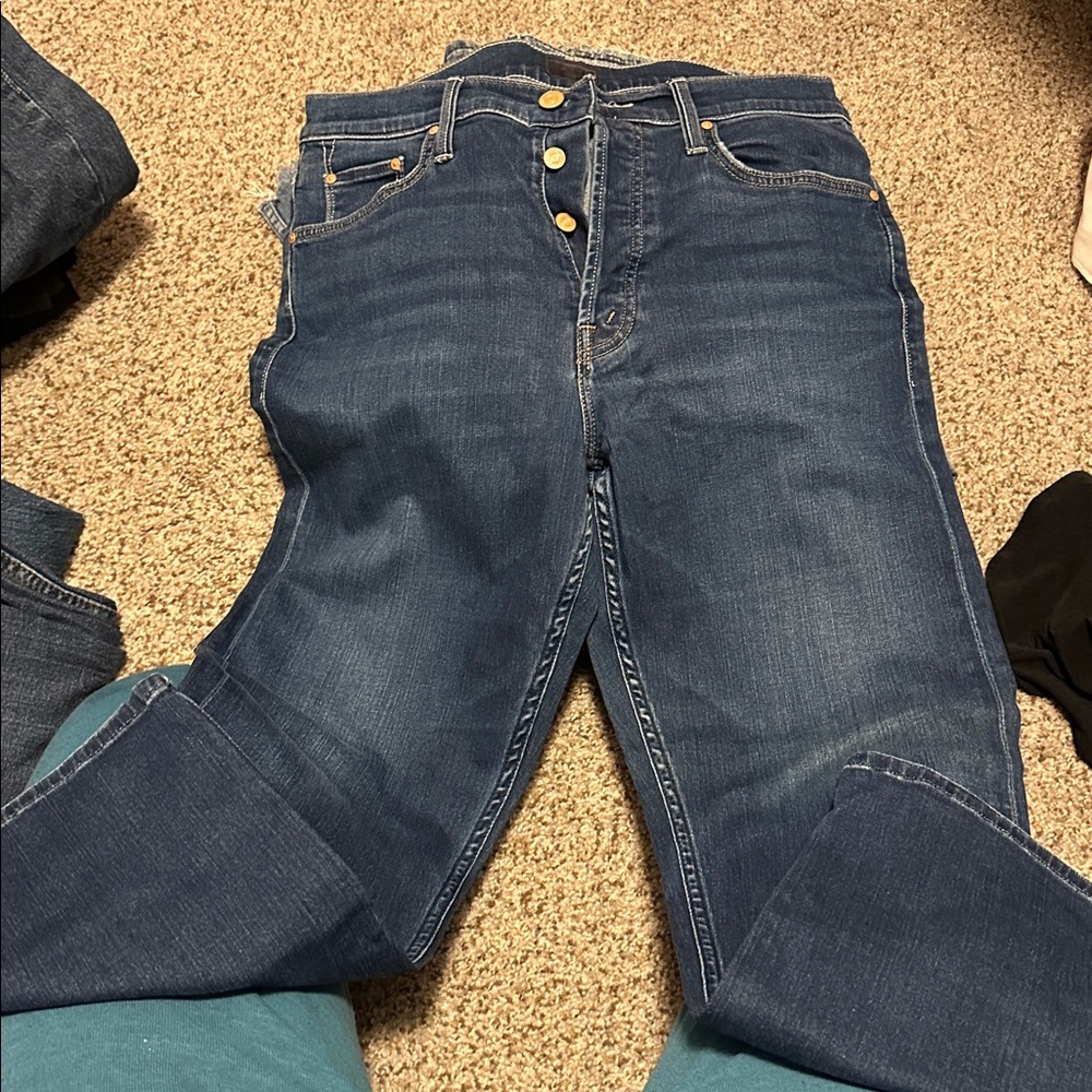 MOTHER Indigo Denim Jeans